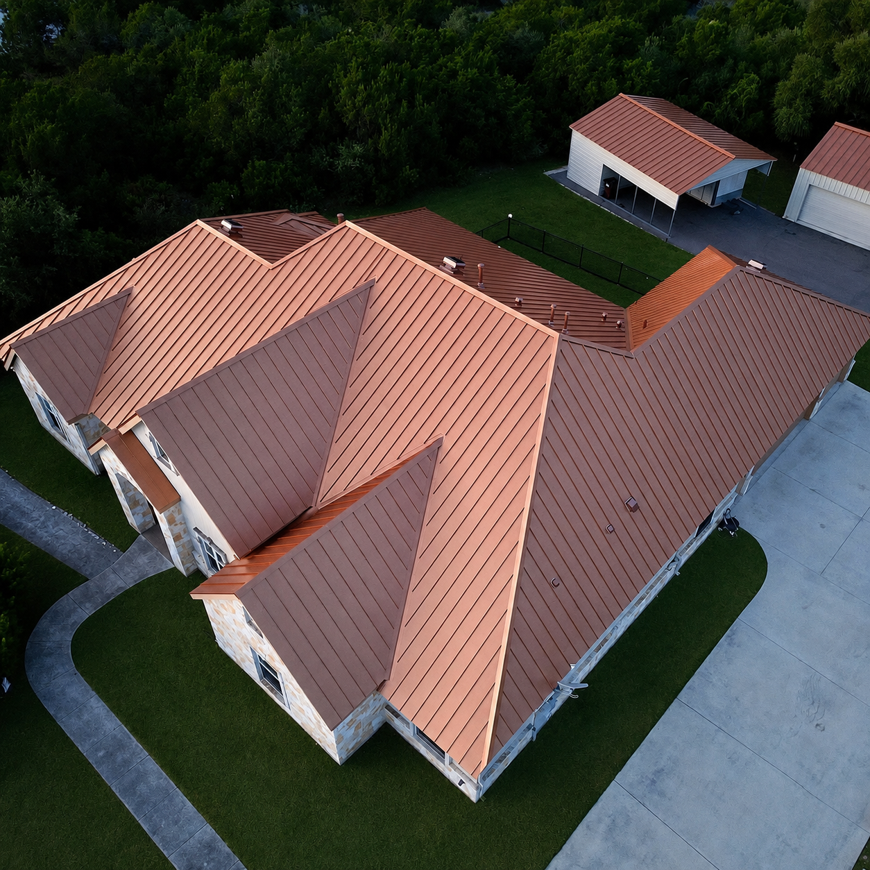 Standing Seam Copper